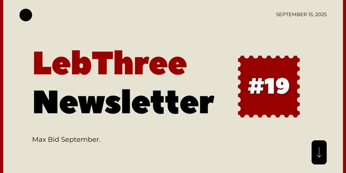 LebThree Edition XIX - Max Bid September